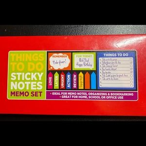The Things To Do Sticky Note Set